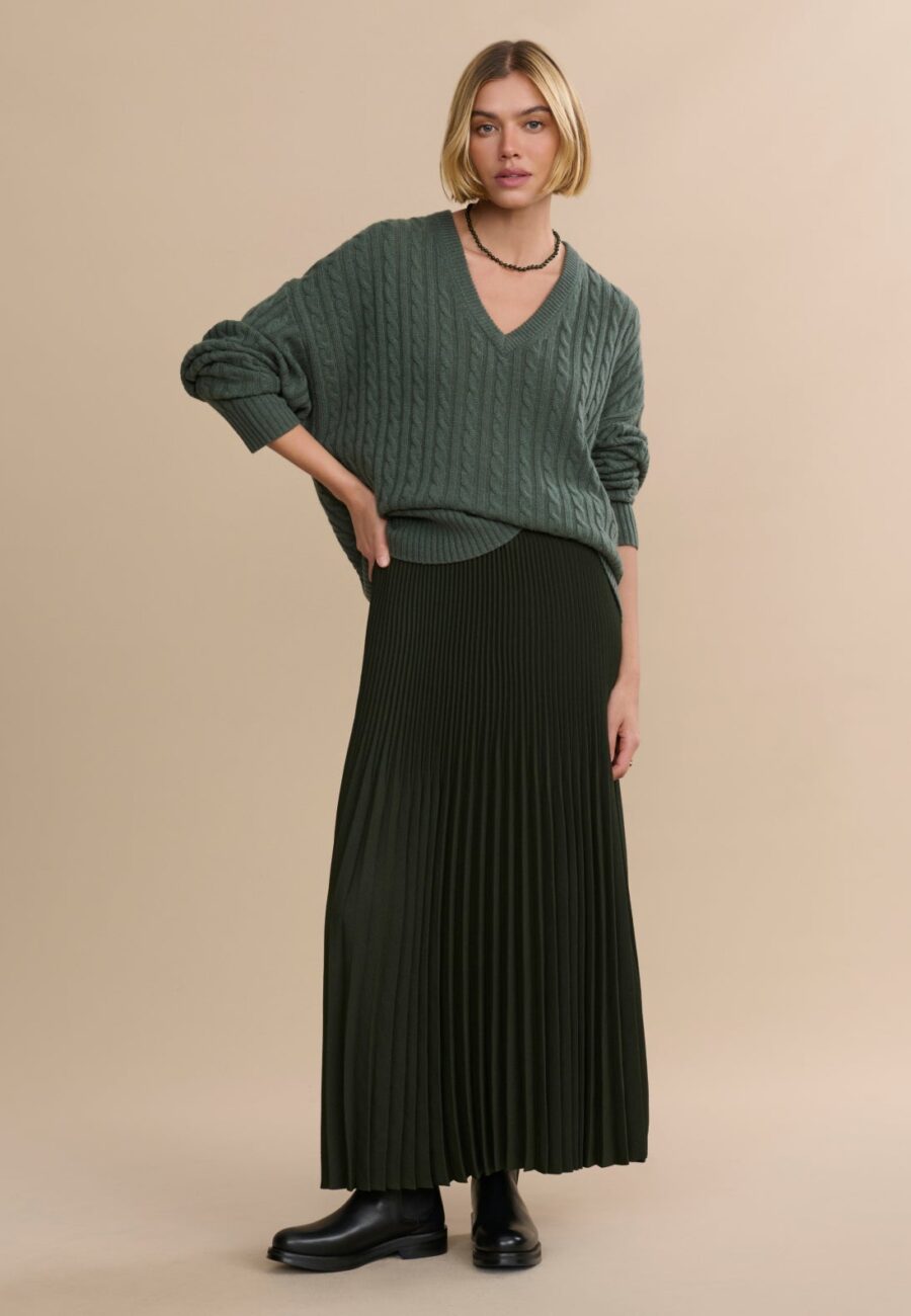 Pleated Skirt